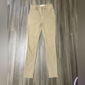 Free People Tan Denim Skinny Jeans Size W 28 R
